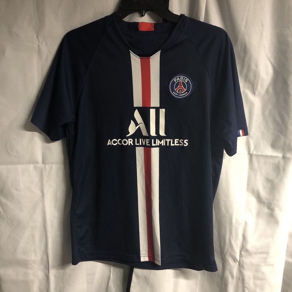 PSG soccer Jersey Mbappe Youth Large